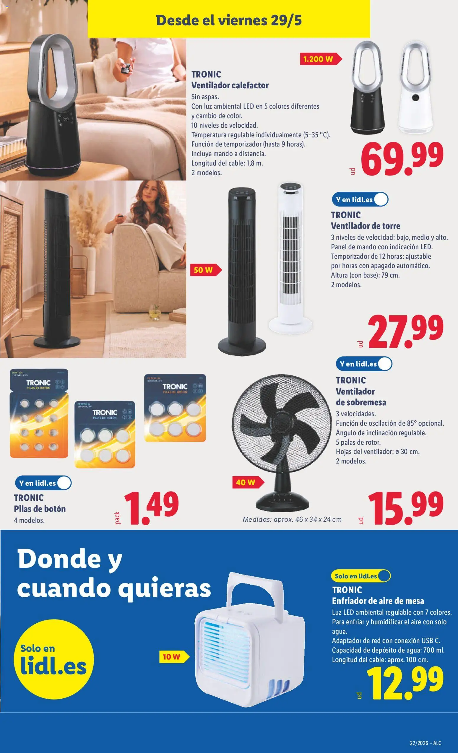 Lidl folleto de bazar │ válido desde el 25.05.2026 | Página: 21 | Productos: Cable, Adaptador, USB, Ventilador