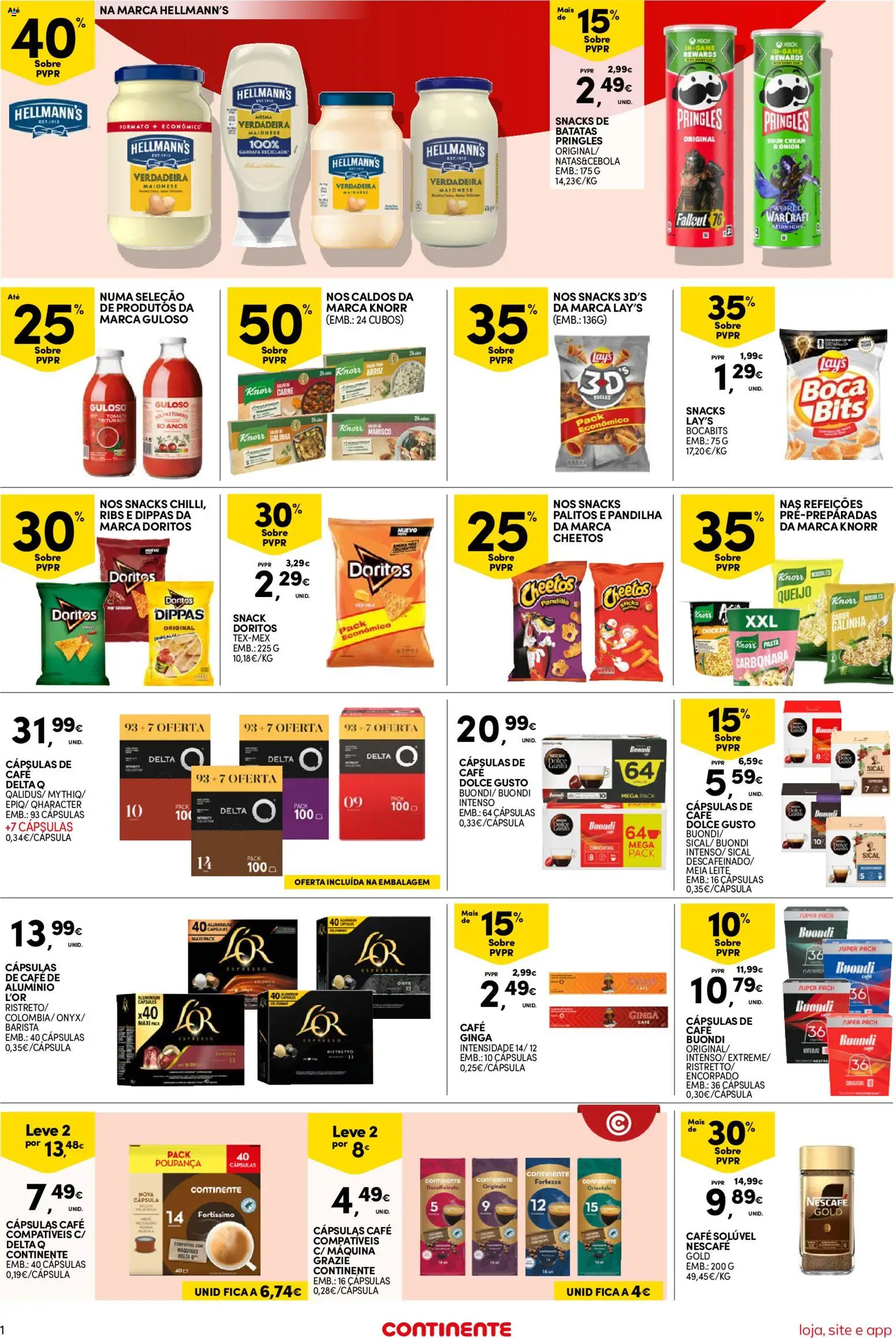 Continente Semanal Continente Bom Dia │ válido de 05.05.2026 | Página: 12 | Produtos: Cafe buondi, Queijo, Maionese, Tomate