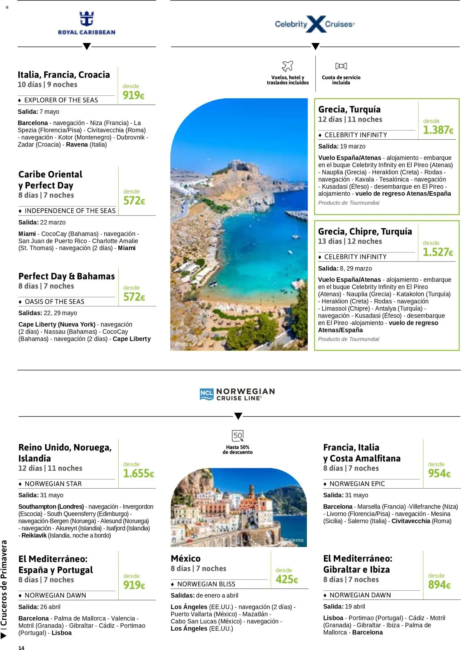 Viajes El Corte Inglés Semana del Crucero │ válido desde el 07.01.2026 | Página: 15 | Productos: Navegación