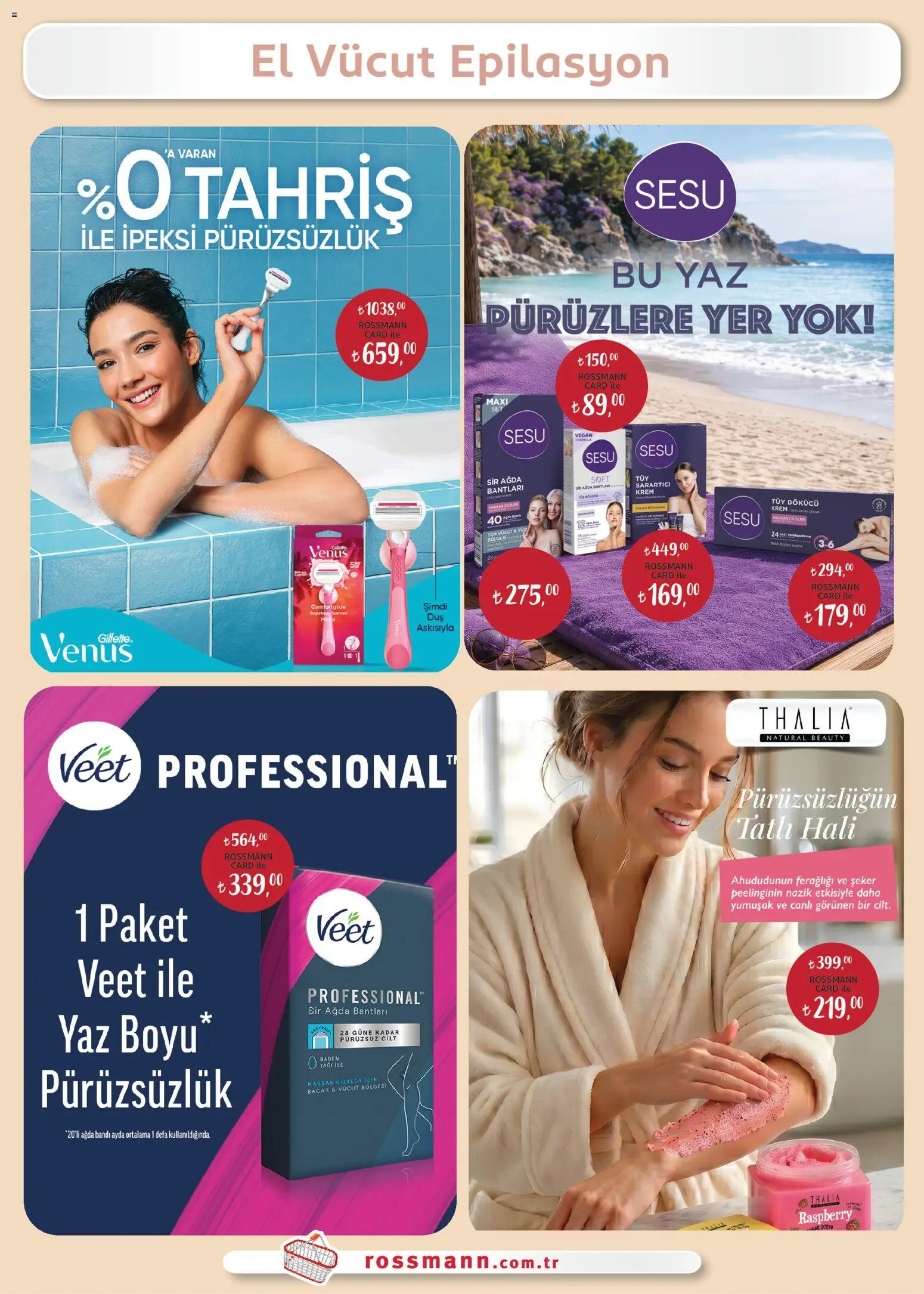 Rossmann - Temmuz Kişisel Bakım Kataloğu - 01 Temmuz 2026 tarihinden itibaren geçerlidir | Sayfa: 24 | Ürünler: Halı, Krem, Şeker, Saat