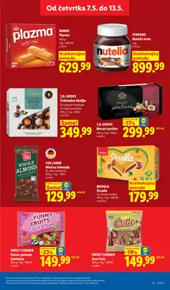 FERRERO Nutella krem, Nutella krem 1 kg - pregled Lidl kataloga - važi od 07.05.2026 | Strana: 27