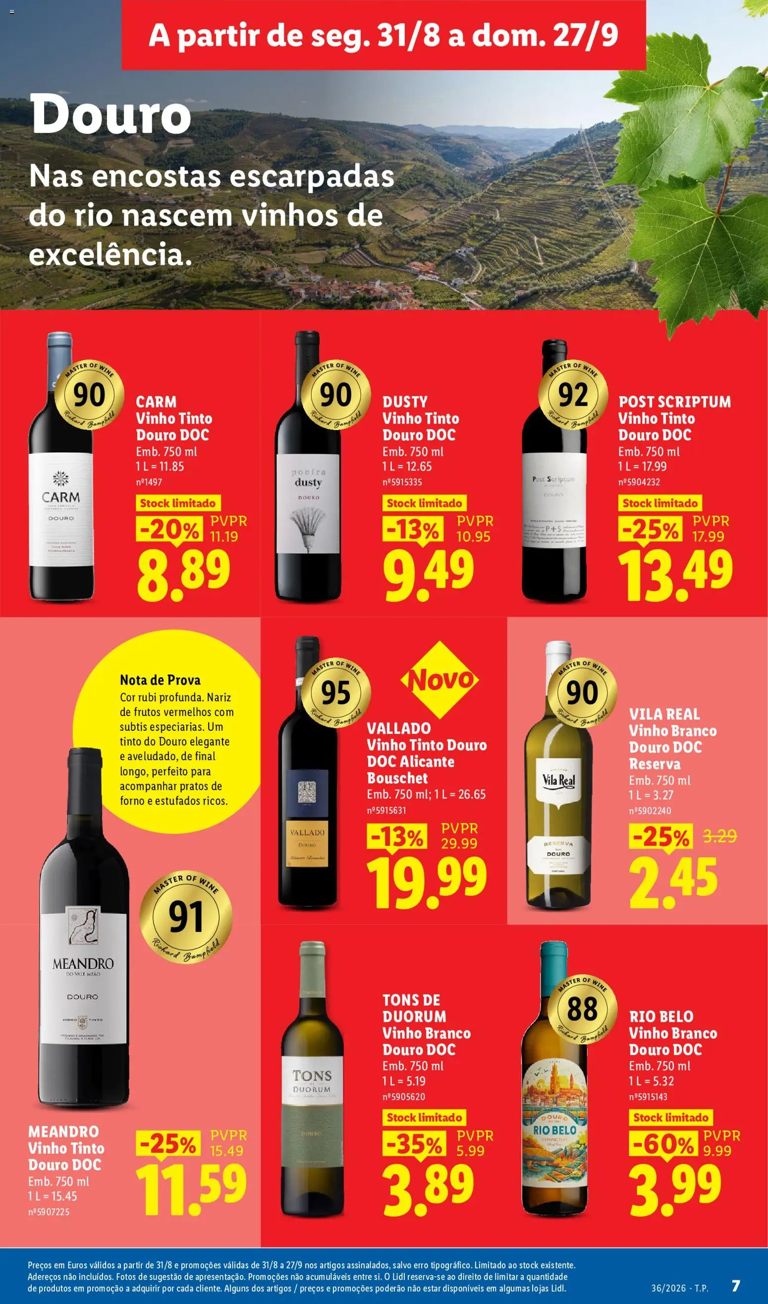 Lidl Folheto Especial │ válido de 31/08/2026 | Página: 7 | Produtos: Forno, Vinho branco, Pratos, Vinho