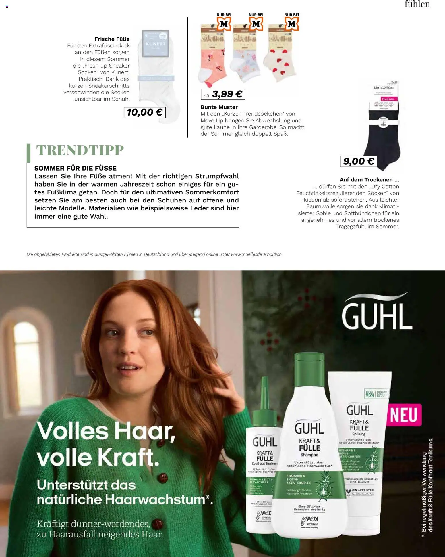 Müller Lifestyle – gültig ab 05.05.2026 | Seite: 43 | Produkte: Shampoo, Spülung, Socken