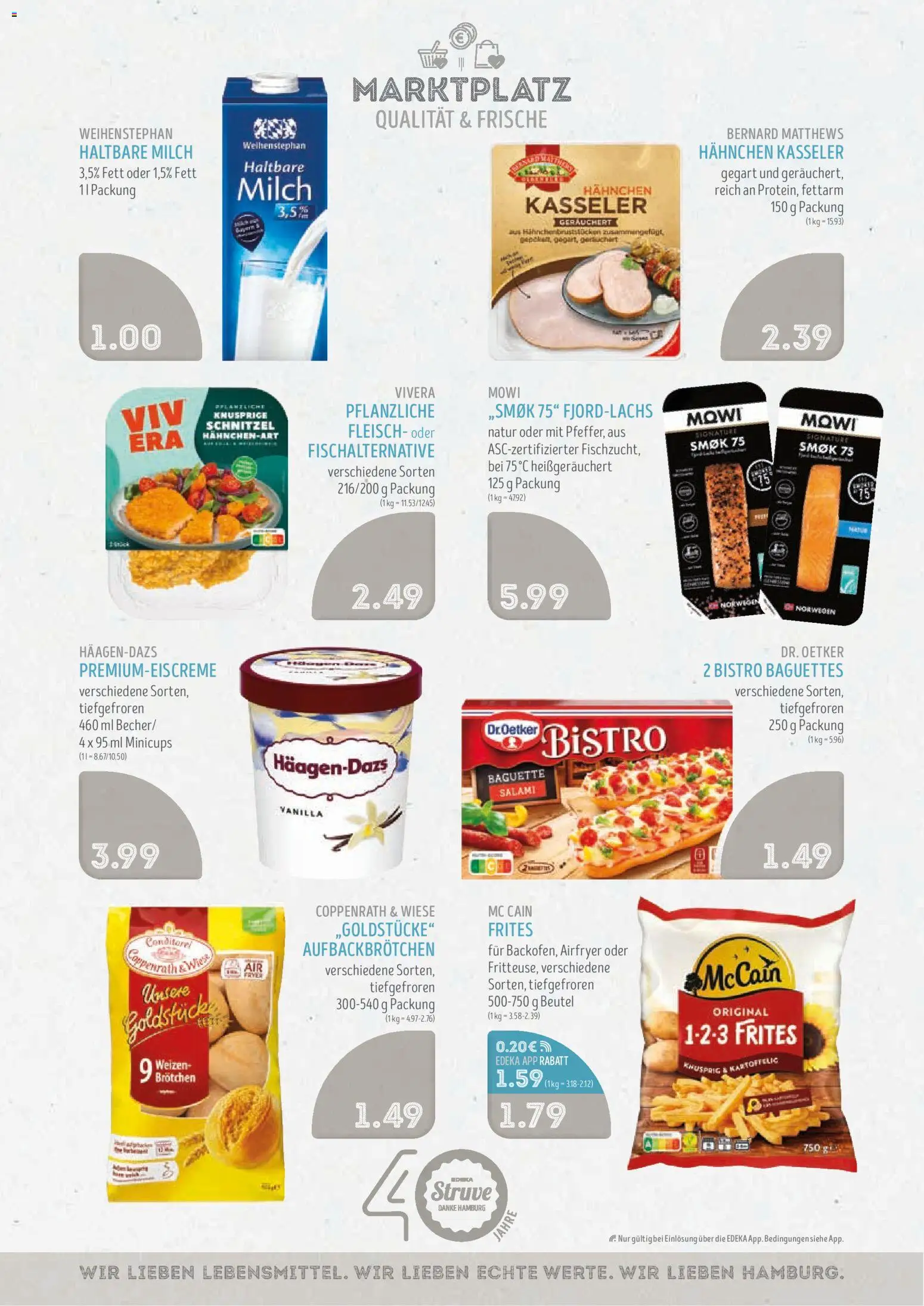 Edeka Struve Prospekt – gültig ab 26.10.2026 | Seite: 7 | Produkte: Hahnchen, Milch, Haltbare milch, McCain