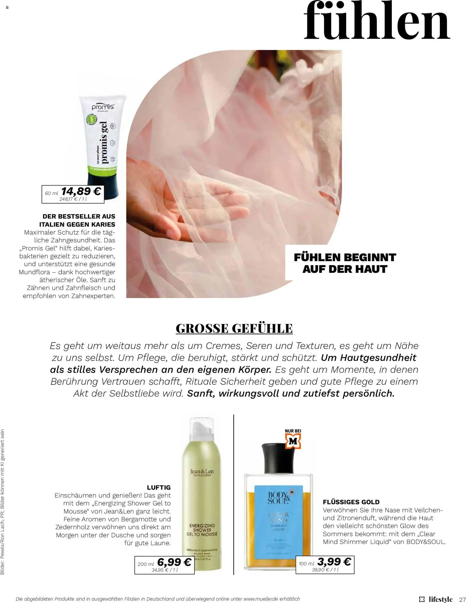 Müller Lifestyle – gültig ab 05.05.2026 | Seite: 27 | Produkte: Dusche, Bilder, Shower Gel