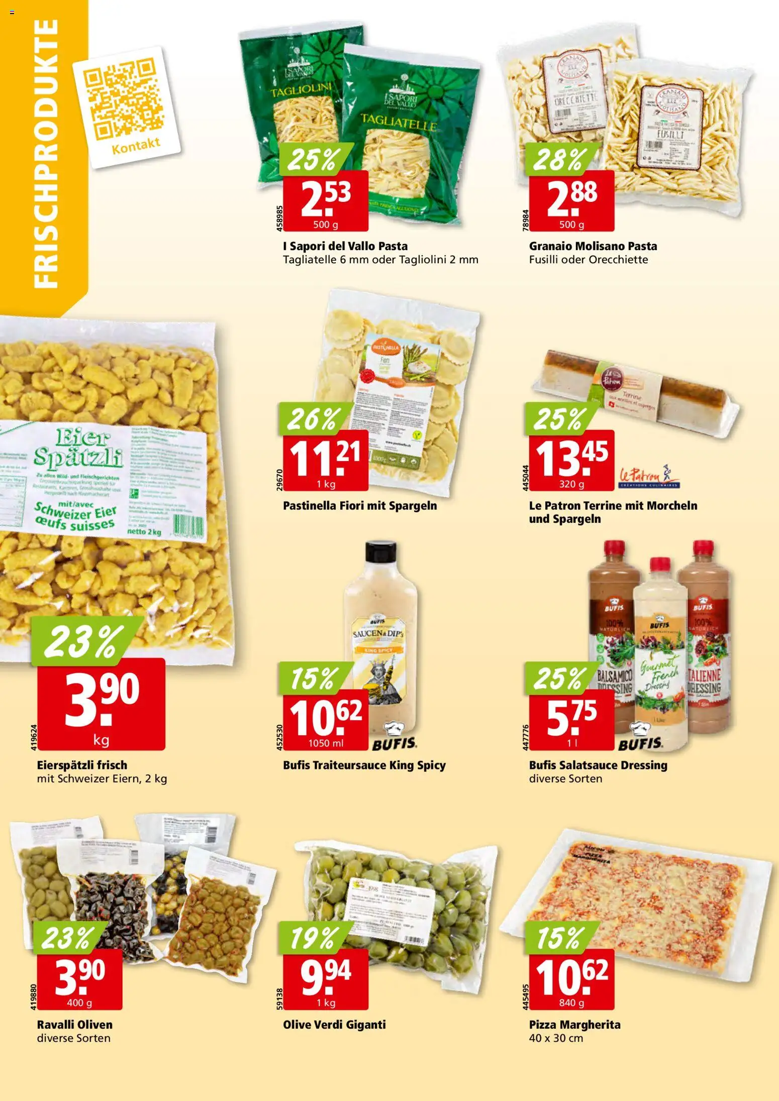 Aligro aktionen – gültig ab 20.04.2026 | Seite: 12 | Produkte: Dressing, Eier, Pizza, Pasta
