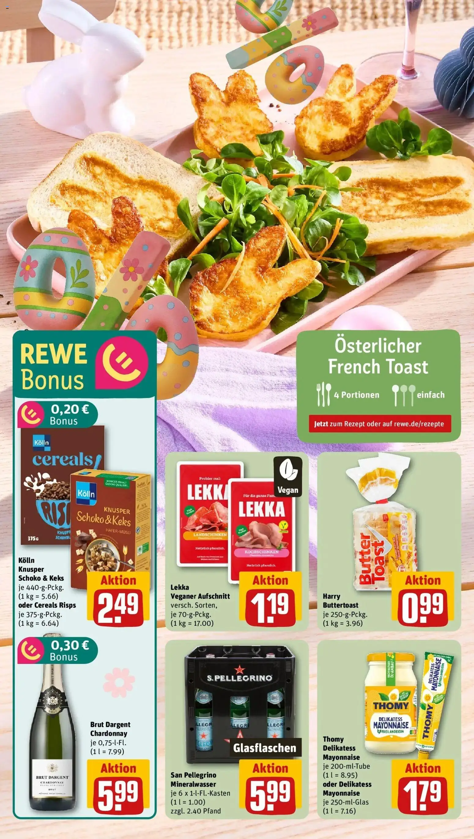 Rewe Prospekt Bad Orb	 – gültig ab 23.03.2026 | Seite: 7 | Produkte: Kolln, Toast, Mayonnaise, Brut dargent