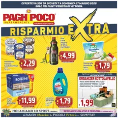Anteprima del volantino Paghi Poco volantino Vittoria valido a partire dal 07.05.2026
