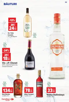 Ofertele Carrefour valabile de la 22.07.2026 | Pagină: 32 | Produse: Su ısıtıcı, Vin, Rom