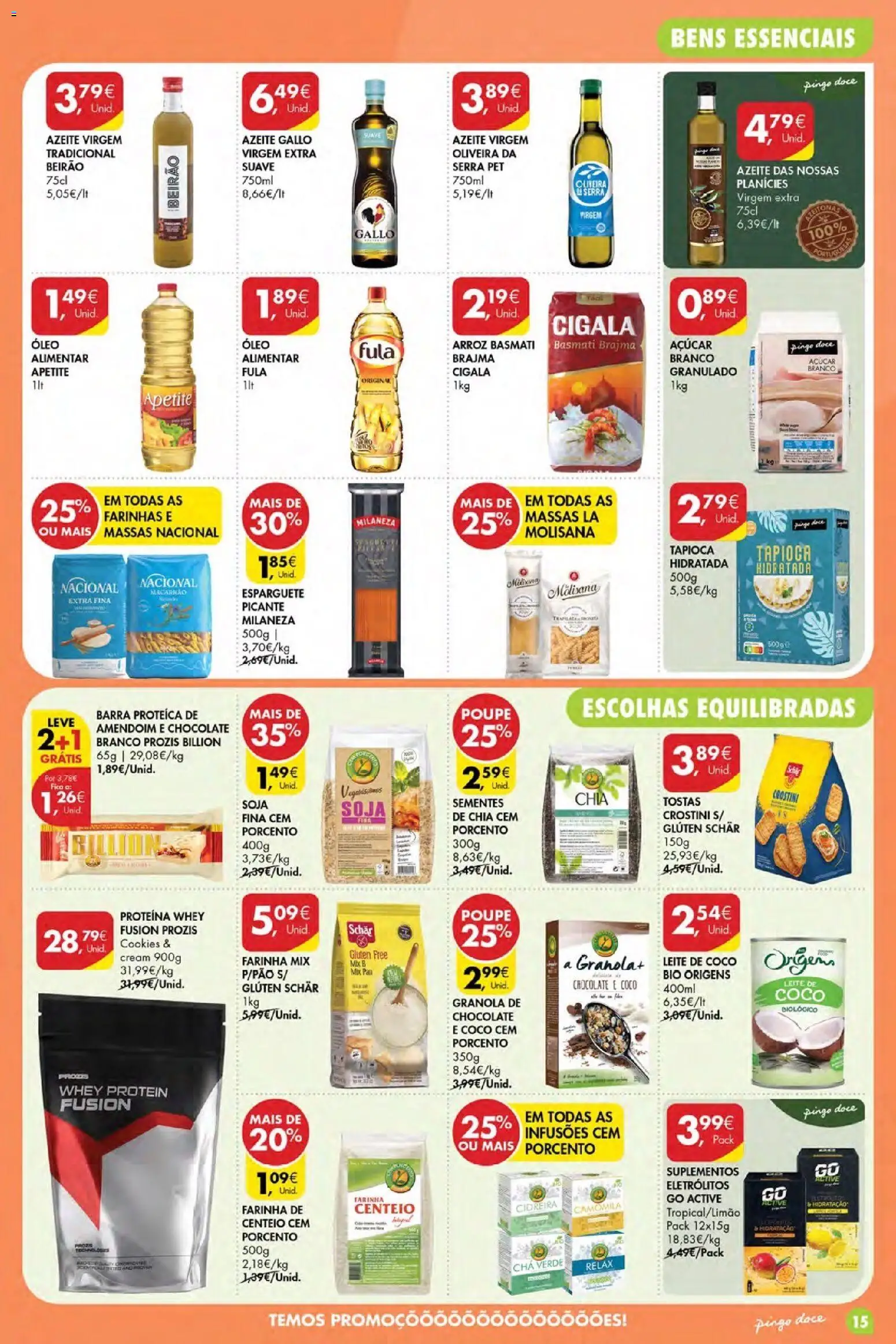 Pingo Doce Poupe Esta Semana Açores │ válido de 28.05.2026 | Página: 15 | Produtos: Tapioca, Arroz basmati, Óleo, Arroz