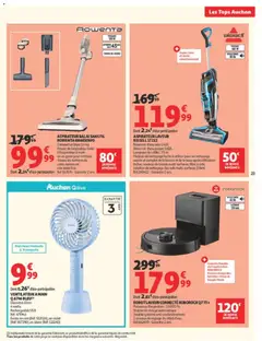 Auchan - Prévisualisation de Auchan prospectus valide à partir de 28.04.2026 | Page: 23 | Produits: Filtre, Ventilateur, Aspirateur balai sans fil, Balai