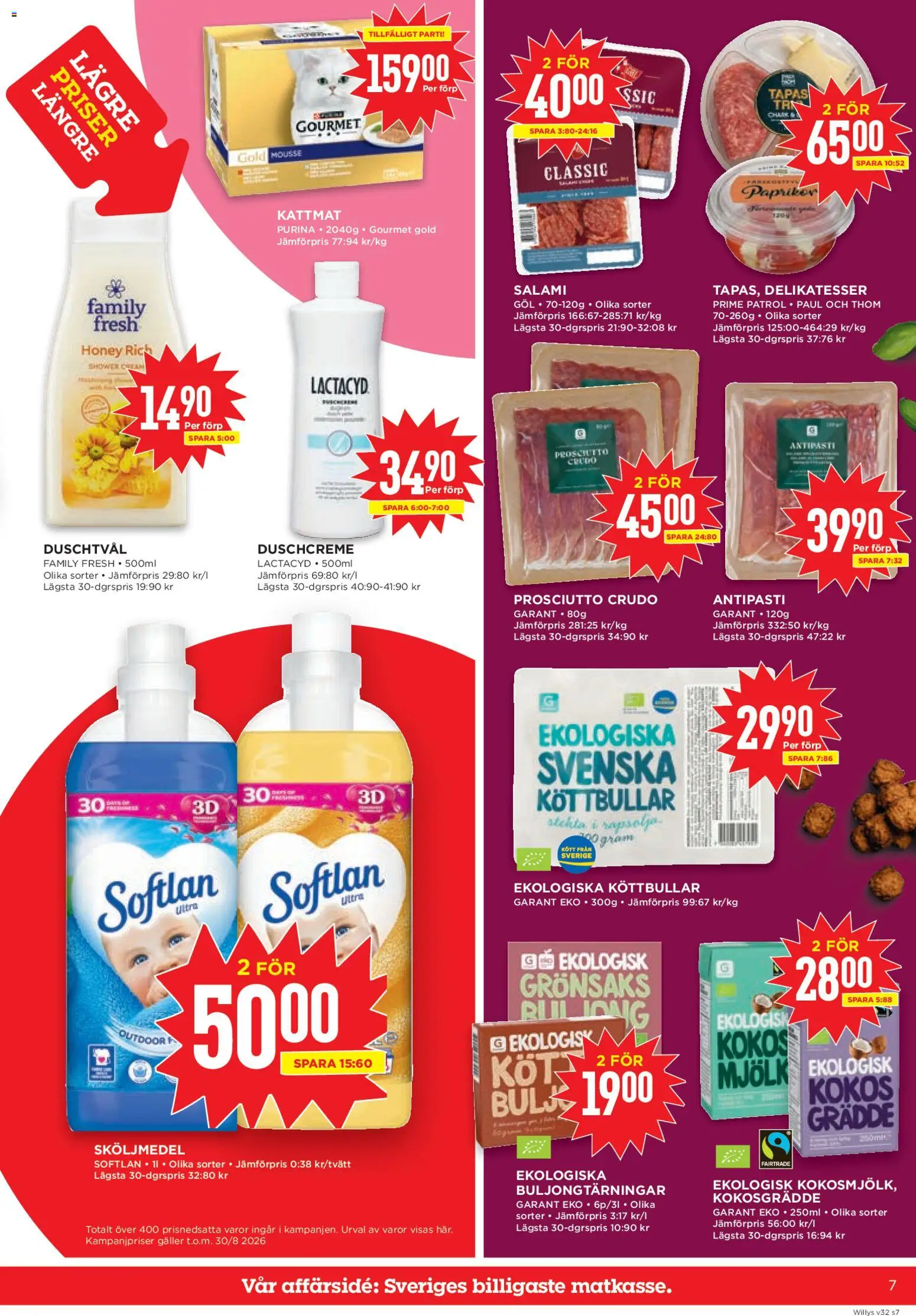 Willys reklamblad aktuell från 03/08/2026 | Sida: 7
