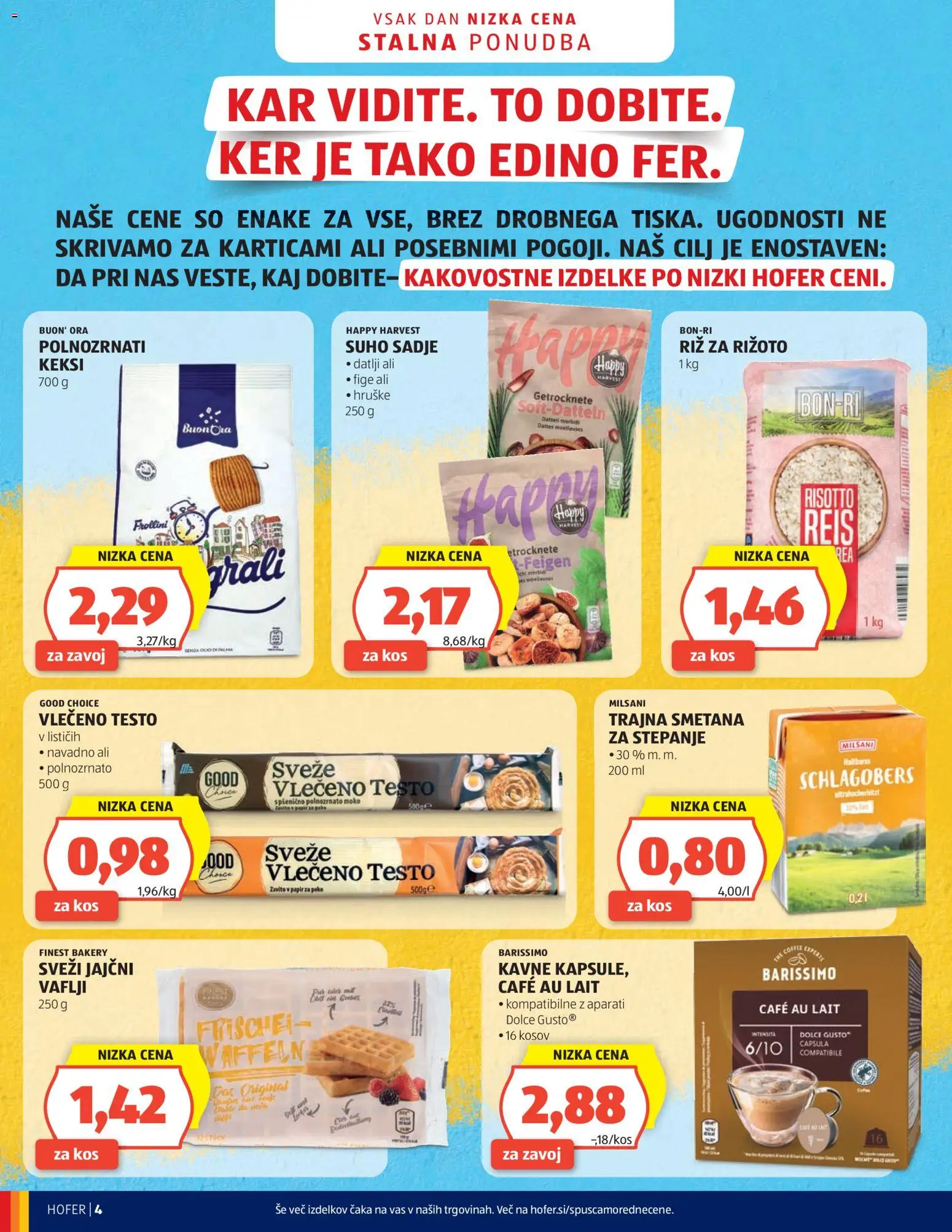 Novi Hofer katalog ponudbe – veljaven od 23.09.2026 | Stran: 4