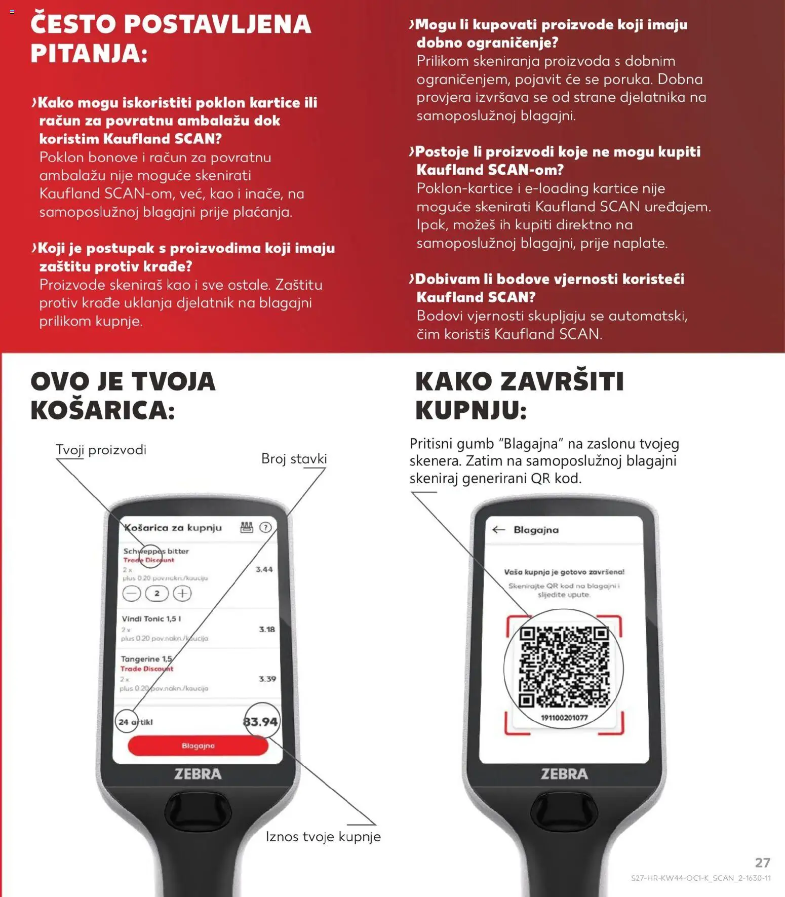 Kaufland HR akciós ujság - amely érvényes a következő dátumtól: 2026.10.28. | Oldal: 27