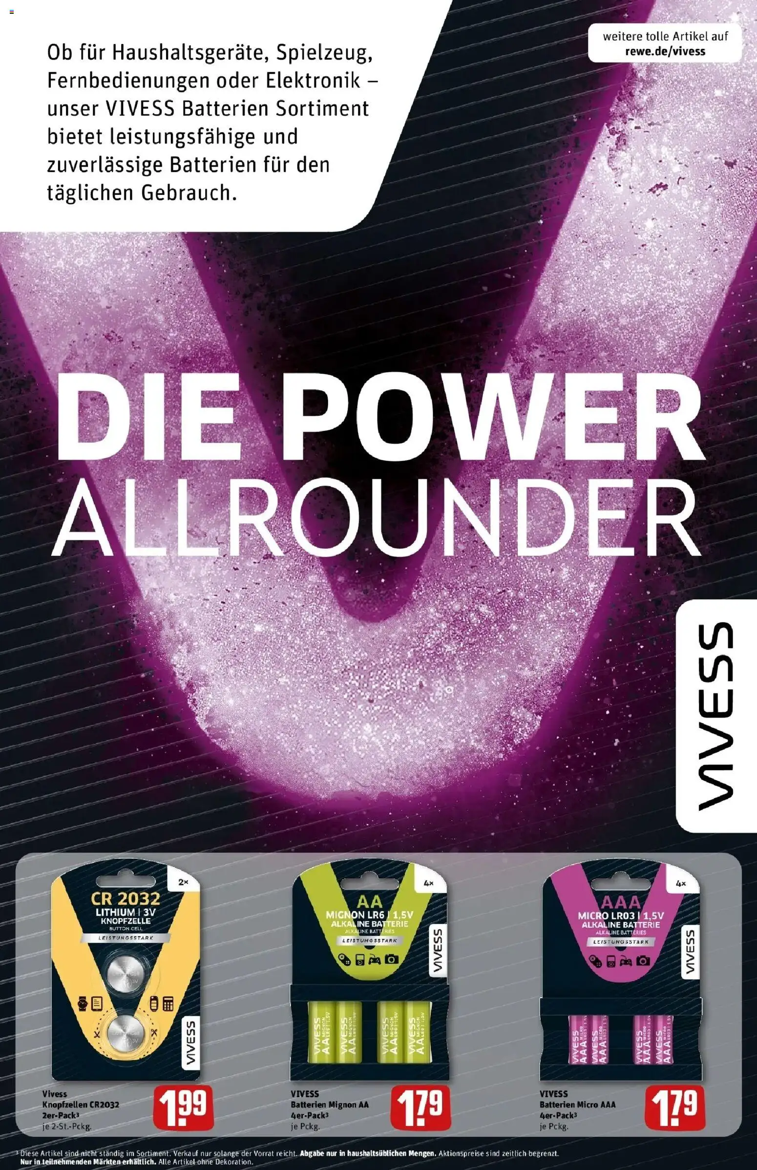 REWE Prospekt ab 05.10.2026 zum Blättern » Angebote | Seite: 17 | Produkte: Batterien, Batterie