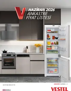 01.06.2026 tarihinden itibaren geçerli olan Vestel kataloğu önizlemesi
