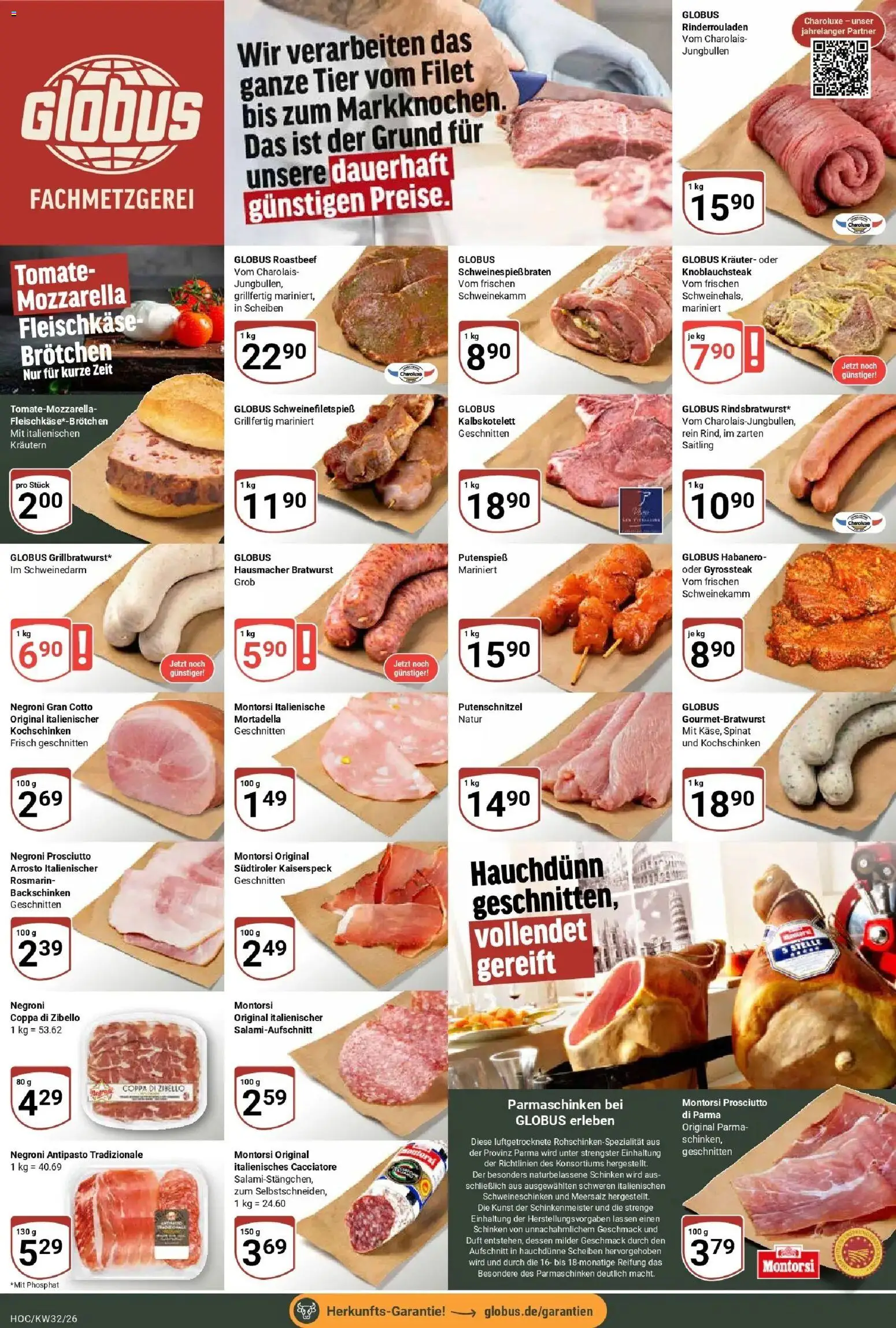 Globus Prospekt Hockenheim (ab 03.08.2026) » Angebote online | Seite: 6 | Produkte: Mozzarella, Duft, Putenschnitzel, Schinken