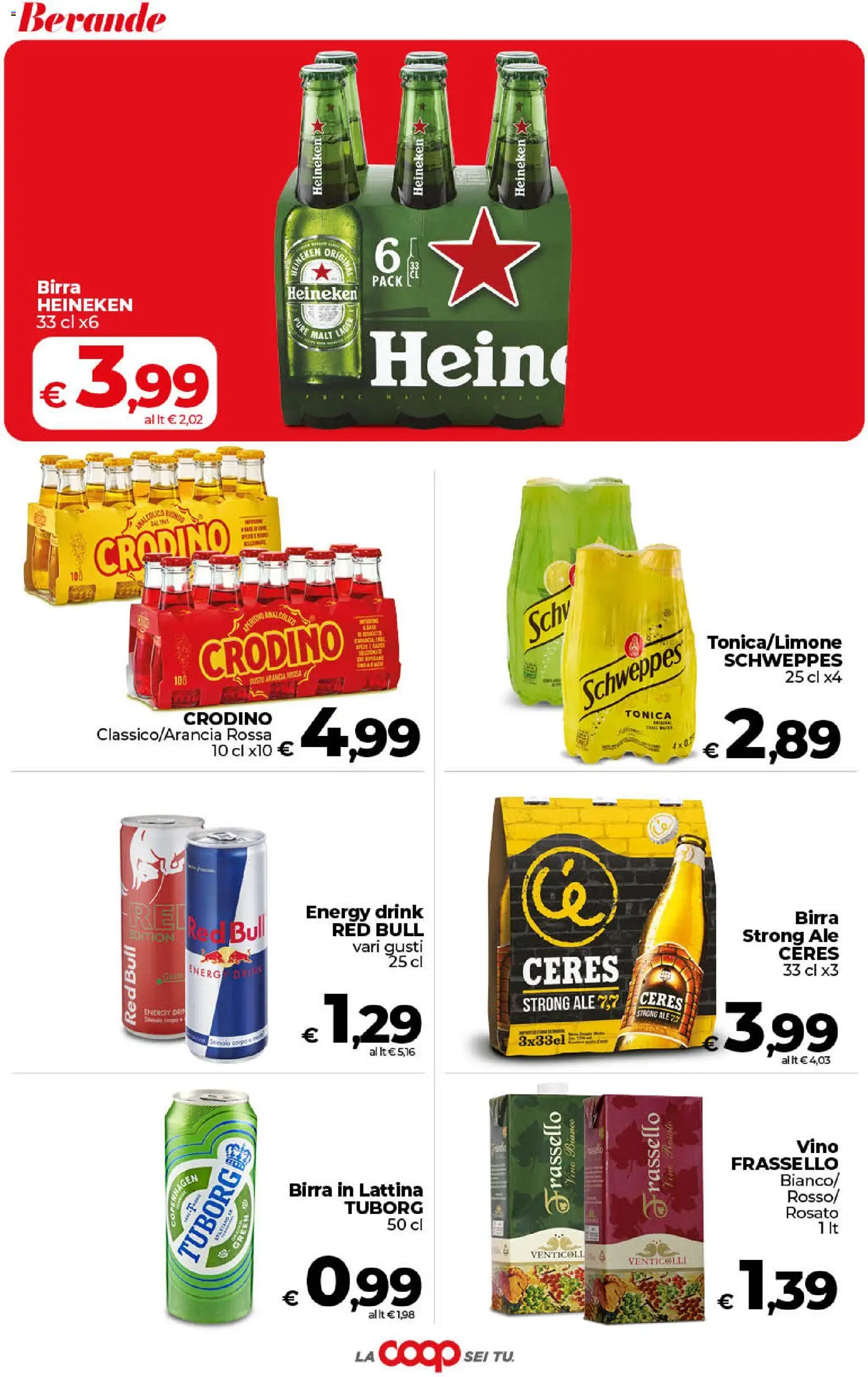 Volantino COOP del 30/06/2026 | Pagina: 37 | Prodotti: Vino, Red Bull, Heineken, Vino bianco