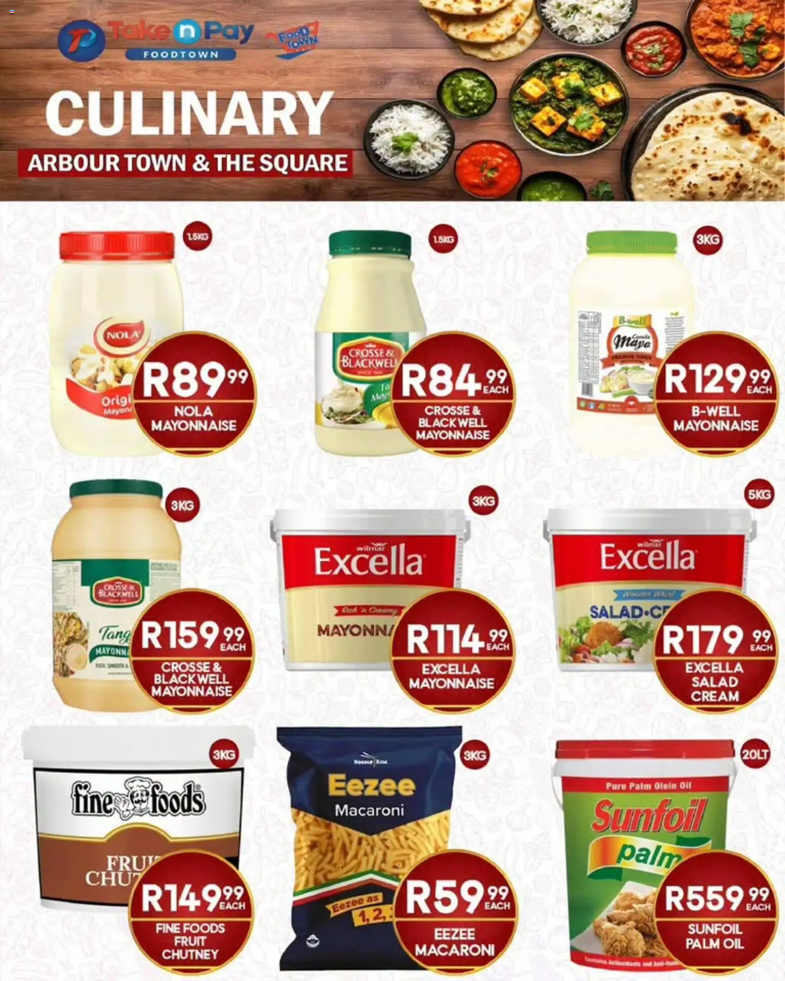 New Take n Pay catalogue – valid from 24/08/2026 | Page: 5 | Products: Oil, Cream, Fruit, Mayonnaise