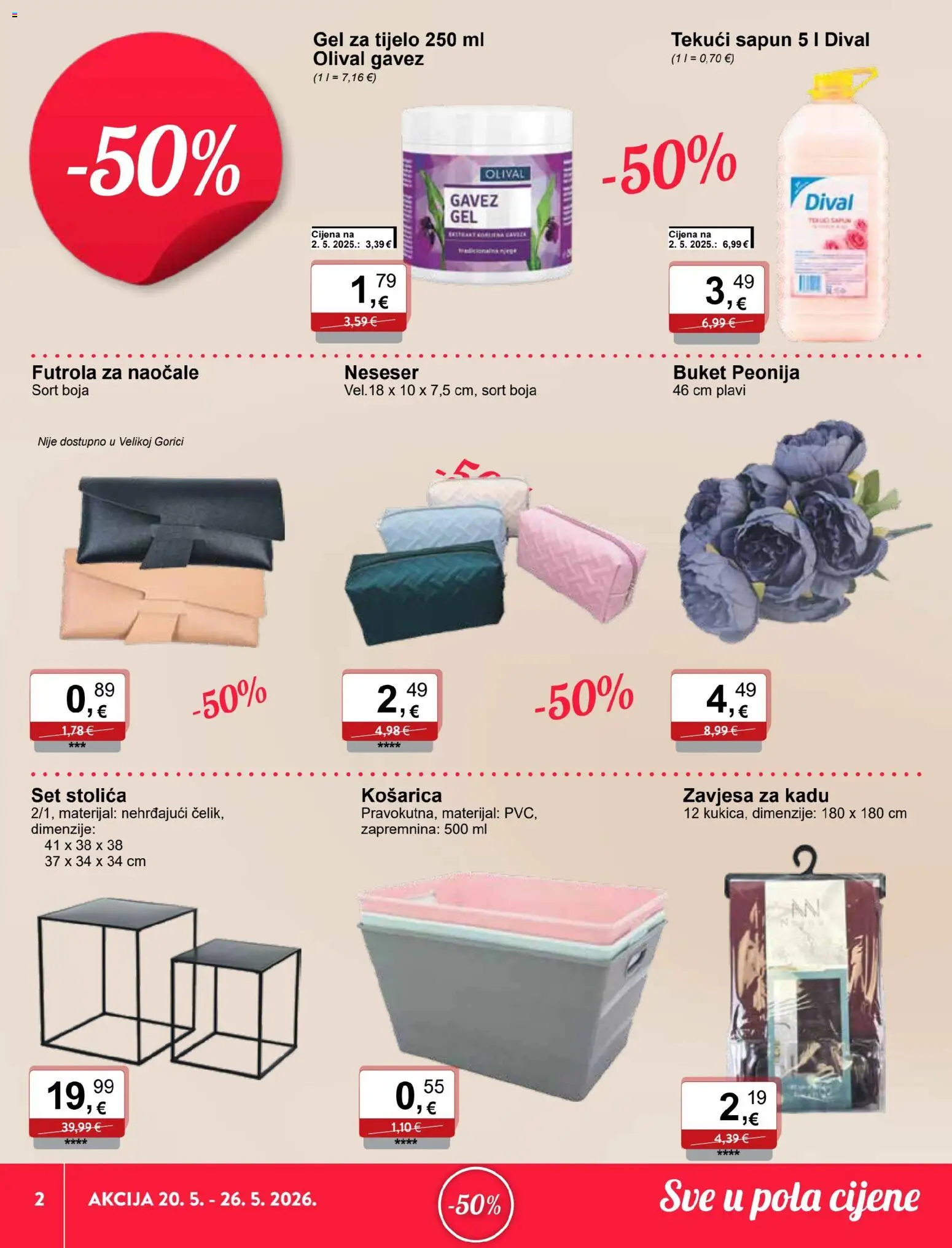 KTC katalog | vrijedi od 20.05.2026 | Stranica: 2 | Proizvodi: Stolica, Zavjesa, Naočale, Futrola