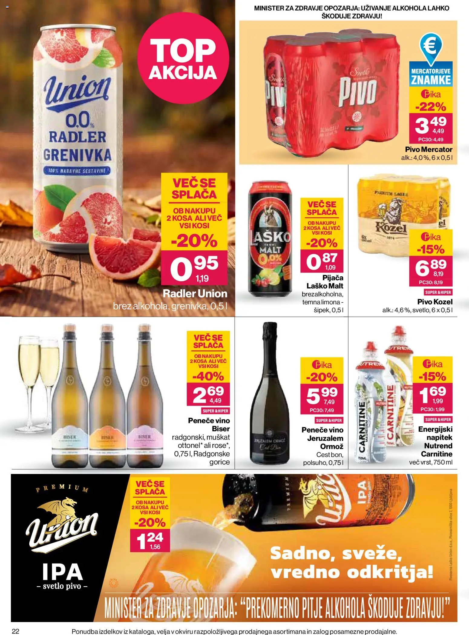 Novi Mercator katalog ponudbe – veljaven od 29.10.2026 | Stran: 22