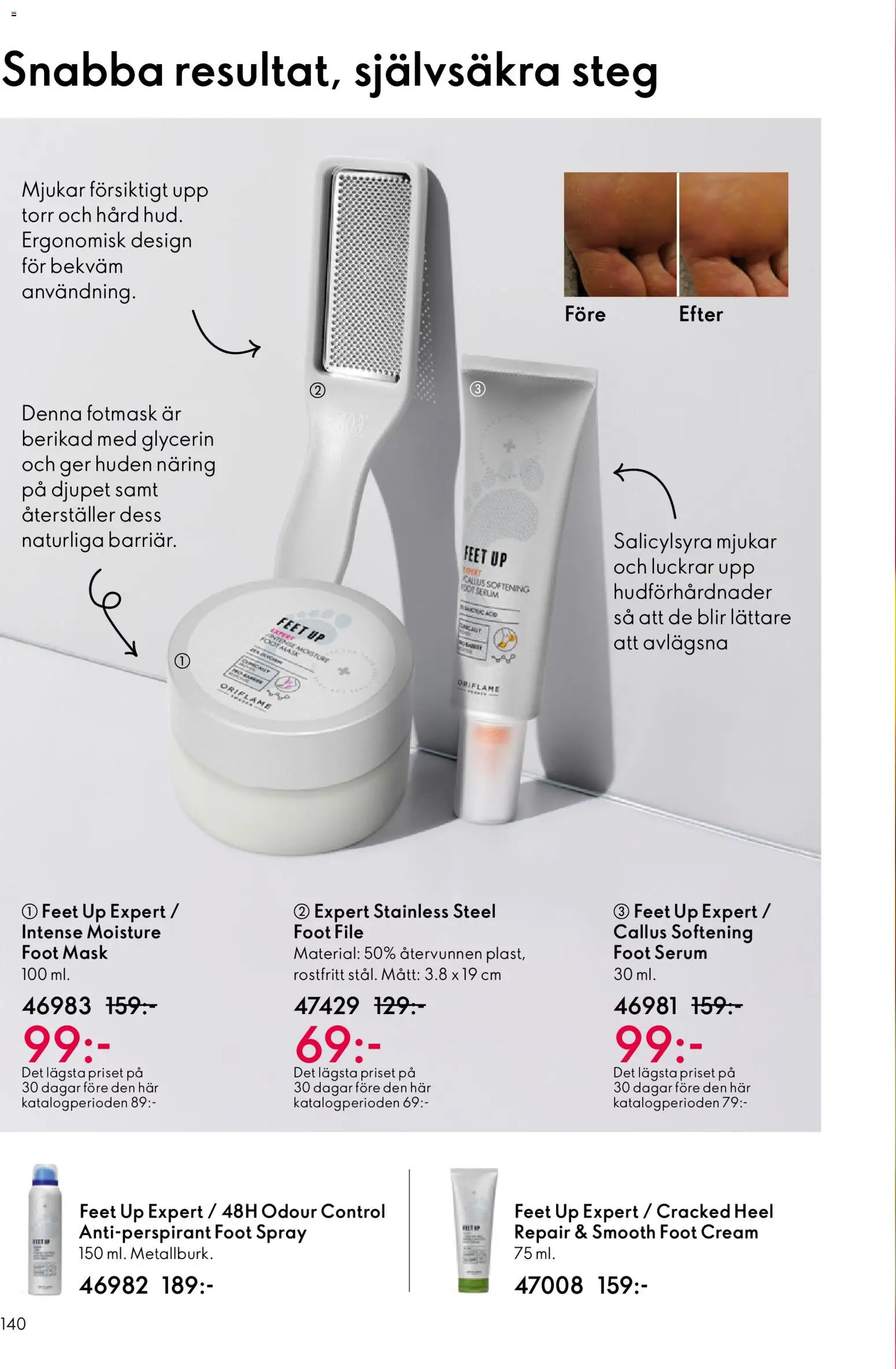 Oriflame reklamblad aktuell från 03.06.2026 | Sida: 140 | Produkter: Mask, Antiperspirant, Serum