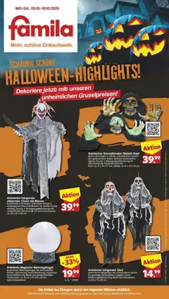 Famila Nordwest Halloween Highlights ab 05.10.2026 gültig