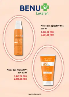 BENU katalog - pregled BENU katalog kataloga - važi od 01.08.2026 | Strana: 3 | Proizvode: Finish, Krema