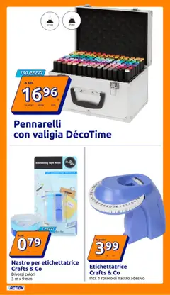 Anteprima del volantino Action volantino valido a partire dal 24/06/2026 | Pagina: 15 | Prodotti: Valigia, Nastro adesivo, Pennarelli