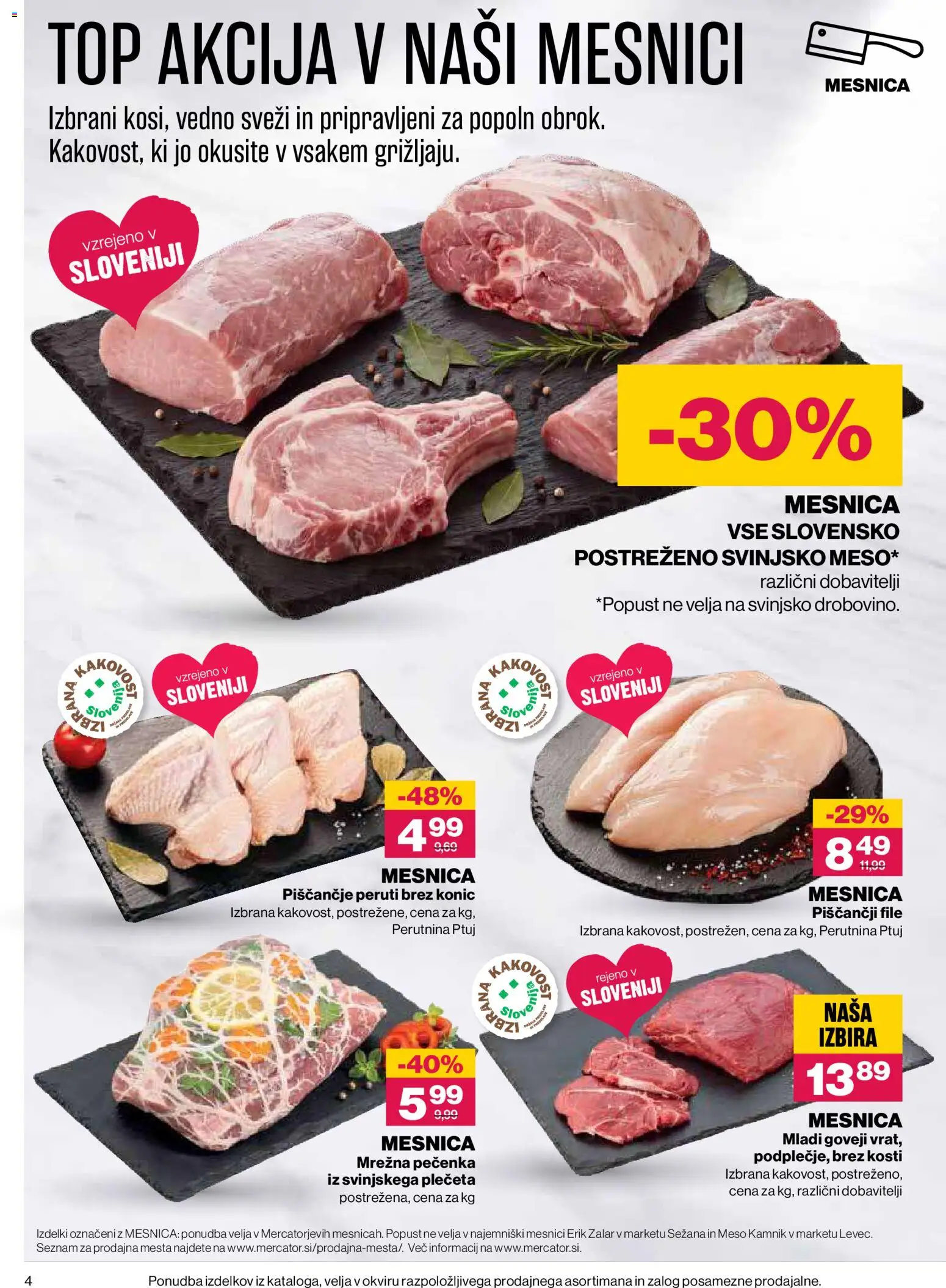 Novi Mercator katalog ponudbe – veljaven od 29.10.2026 | Stran: 4