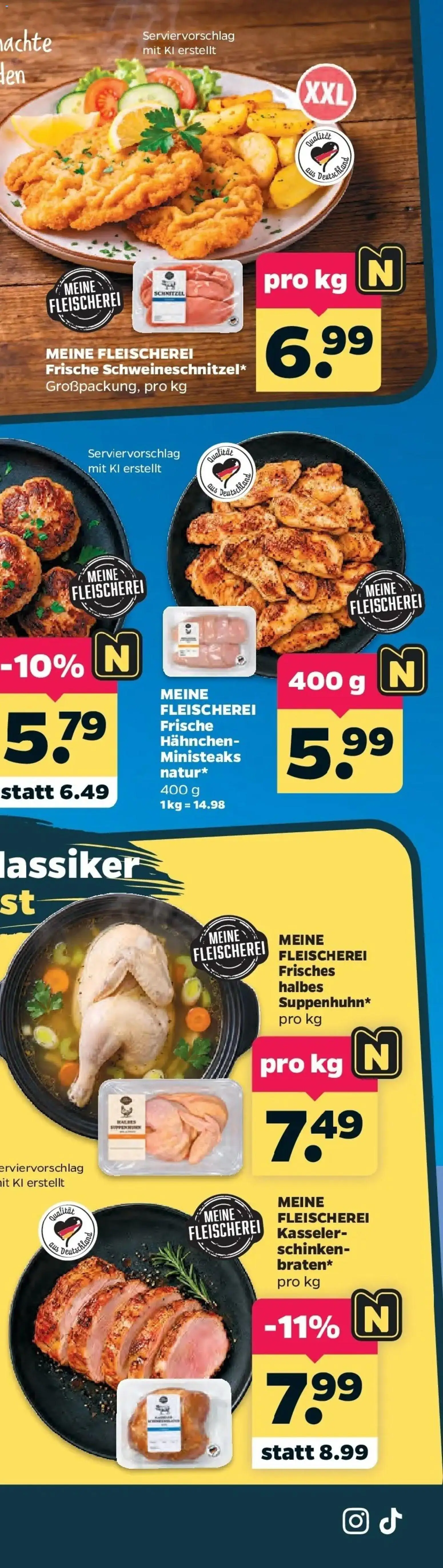 Netto Aktueller Prospekt ab 05.10.2026 → Angebote nächste Woche | Seite: 12 | Produkte: Hahnchen, Schnitzel, Schinken