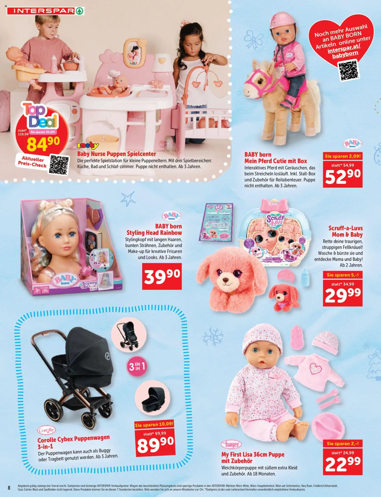 Interspar Sonderfolder Kindergeschenke gültig ab 27.10.2026 | Seite: 8 | Produkte: Kleid, Box, Bad, Bürste