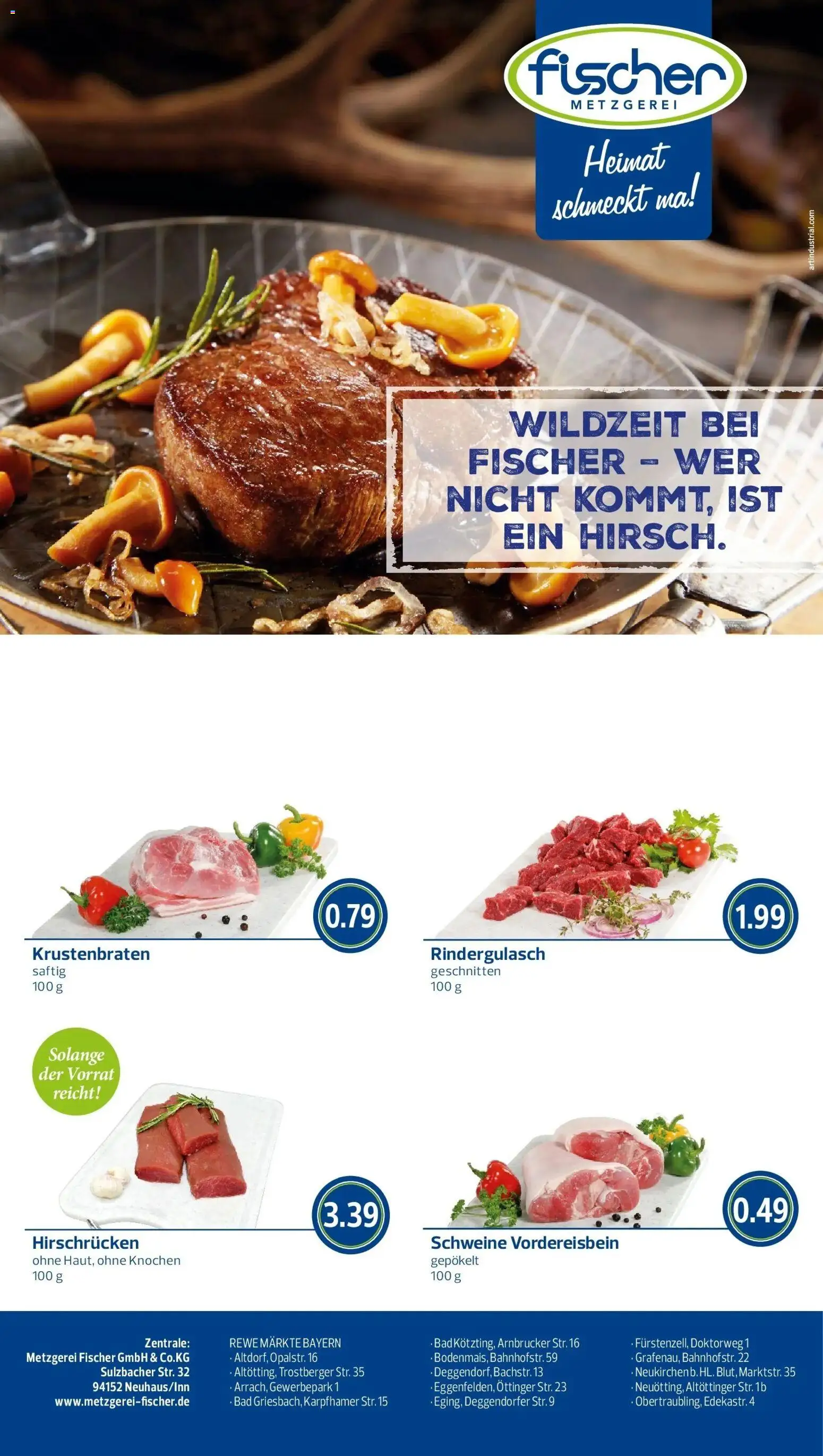 REWE Prospekt ab 26.10.2026 zum Blättern » Angebote | Seite: 8 | Produkte: Rindergulasch, Bad, Krustenbraten