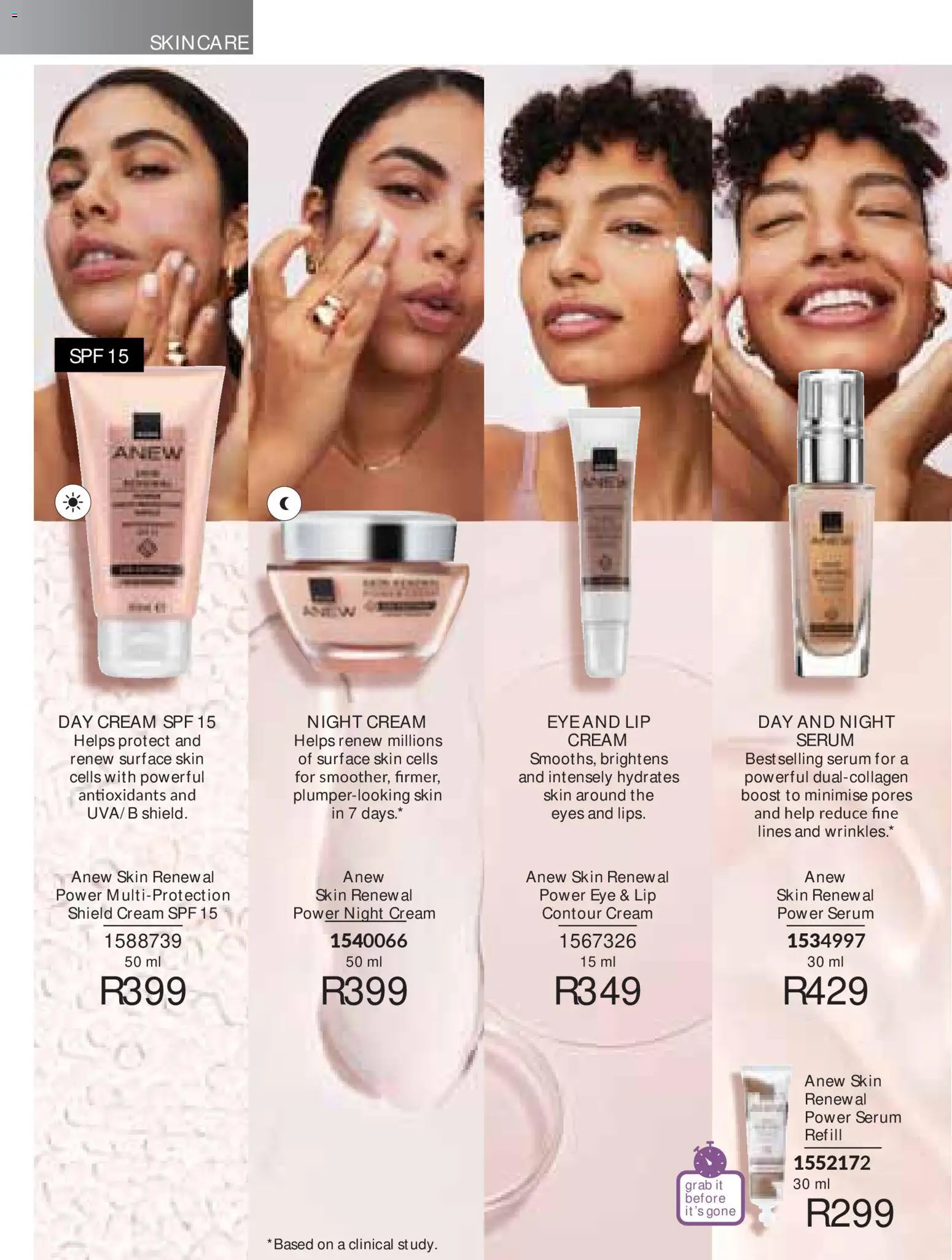 New Avon catalogue – valid from 01/07/2026 | Page: 102 | Products: Serum, Cream, Night cream, Day cream