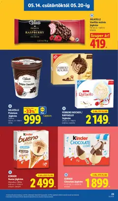 FERRERO ROCHER / RAFFAELLO Jégkrém, Ice cream, 270 ml - amely érvényes a következő dátumtól: 14.05.2026 | Oldal: 23
