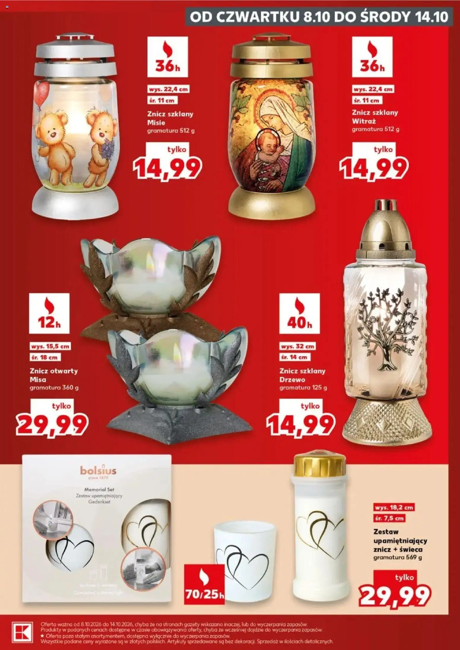 Kaufland gazetka - Znicze od 08.10.2026 - od jutra PDF | Strona: 7 | Produkty: Świeca, Gazety