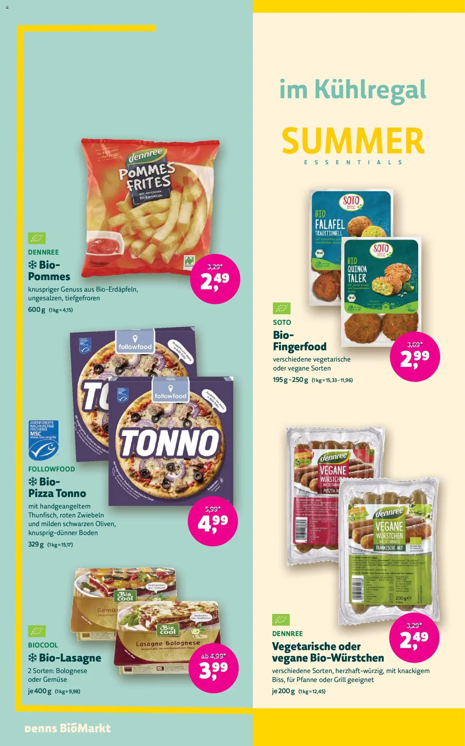 Denns BioMarkt Flugblatt gültig ab 03.06.2026 | Seite: 8 | Produkte: Zwiebeln, Gemüse, Grill, Pizza