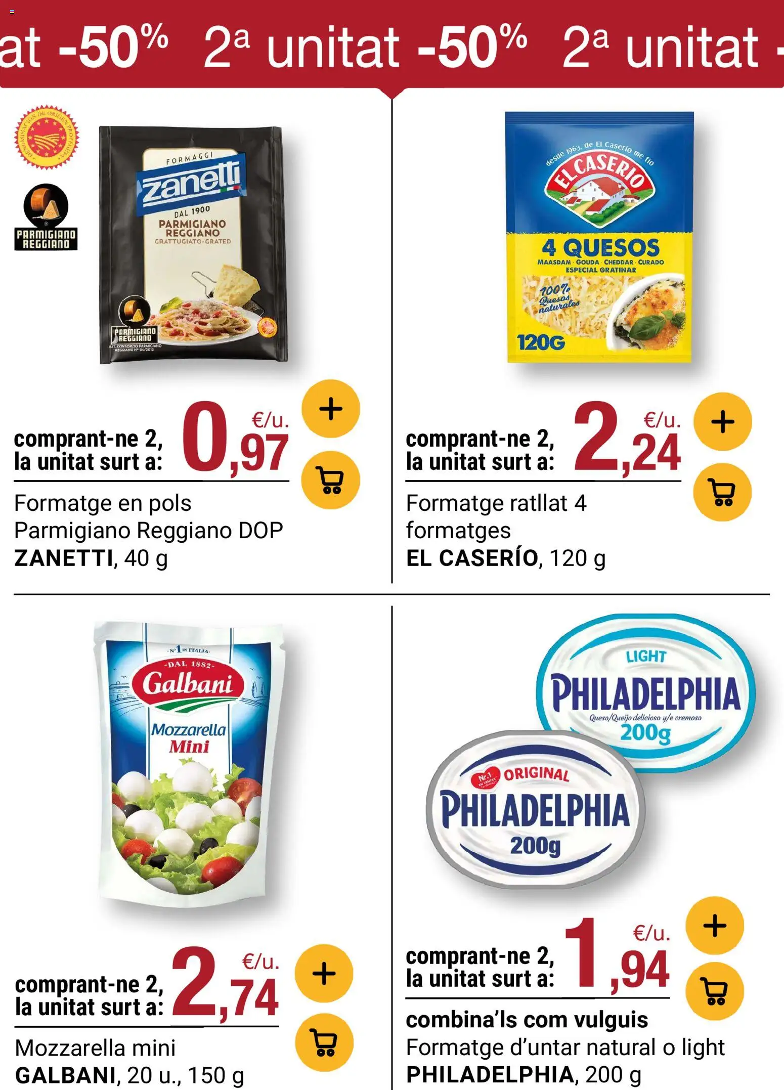 Bonpreu folleto │ válido desde el 15/09/2026 | Página: 35 | Productos: Mozzarella, Parmigiano Reggiano