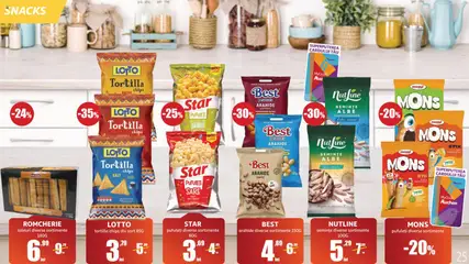 Ofertele Auchan valabile de la 10.06.2026 | Pagină: 24 | Produse: Arahide, Alune, Pufuleți, Sare