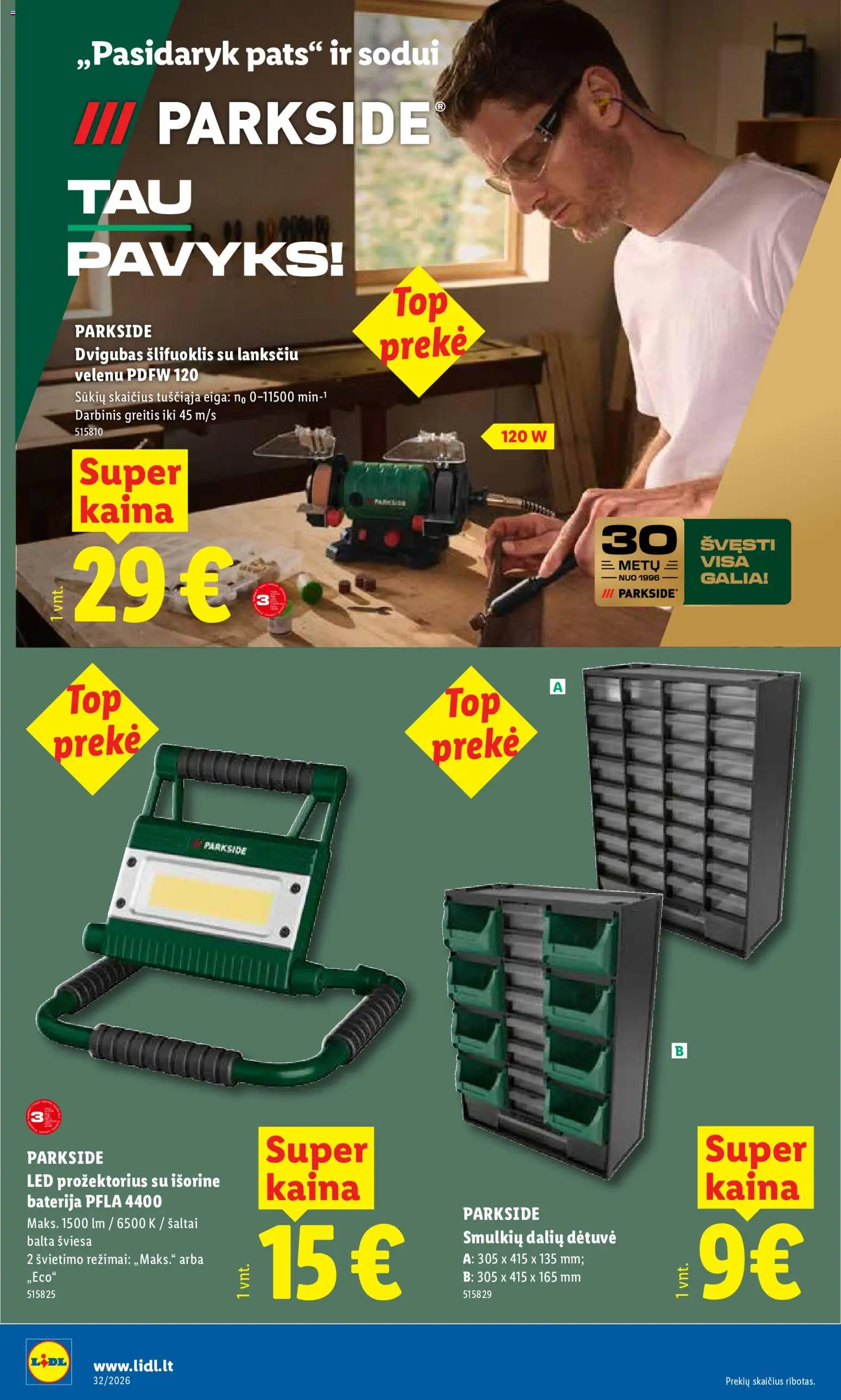 LIDL akcijos nuo 2026.08.03 | Puslapis: 16 | Prekių: Baterija