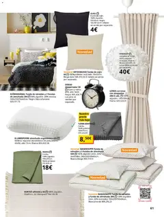 Vista previa Catálogo IKEA Accesorios y decoración válido desde el 01.02.2026 | Página: 61 | Productos: Edredón, Bombilla, Almohada, Alfombra