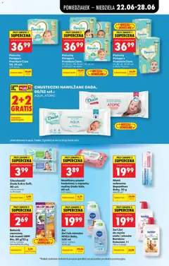 Pogląd oferty "Pieluchy Pampers Premium Care, Pieluchy Pampers Premium Care S4, 34 szt." - ważna od 22.06.2026 | Strona: 89