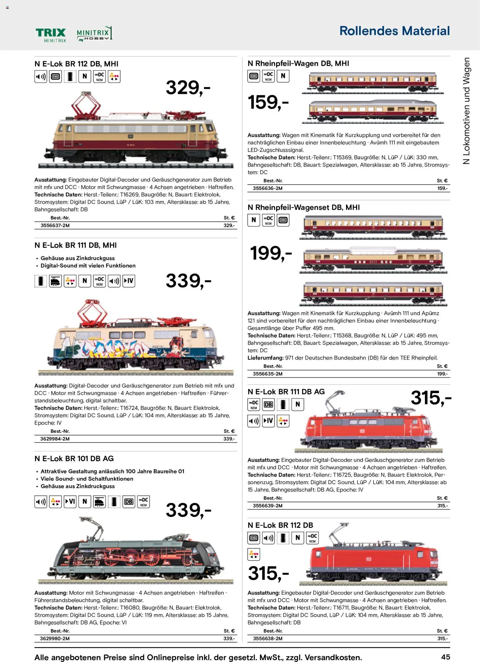 Conrad Modellbahn Katalog – gültig ab 07.09.2026 | Seite: 49 | Produkte: Tee