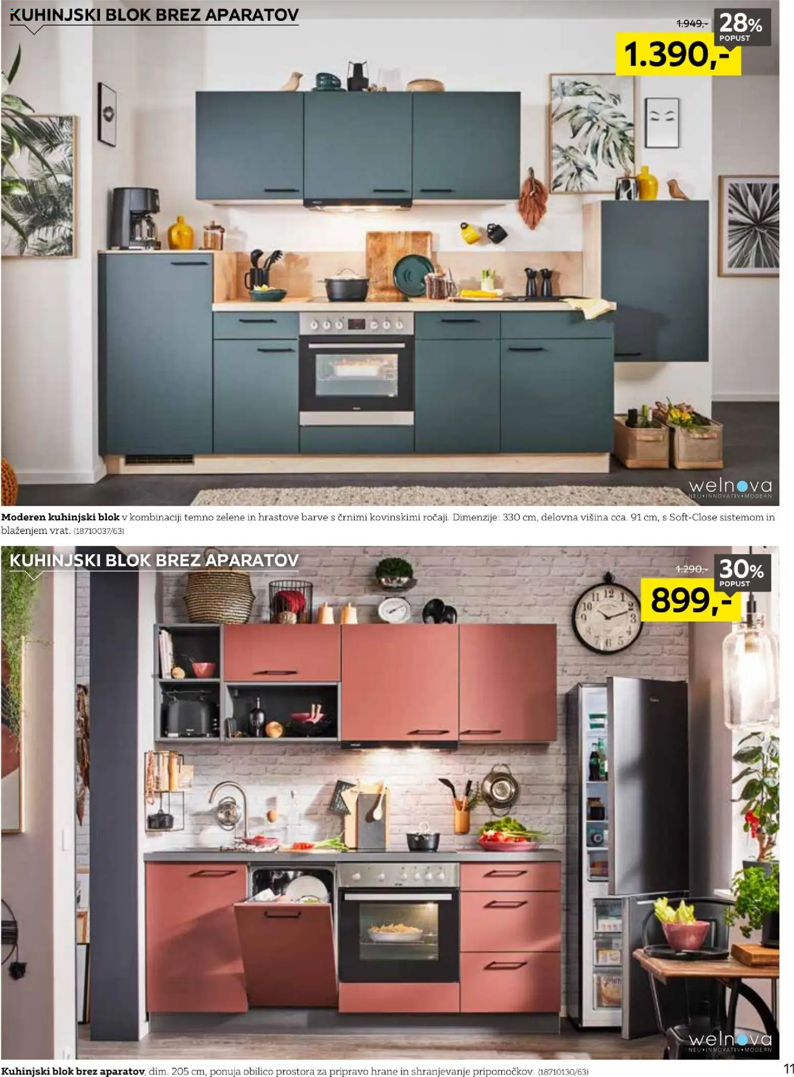 Novi XXXL Lesnina katalog ponudbe – veljaven od 31.08.2026 | Stran: 11 | Izdelki: Blok