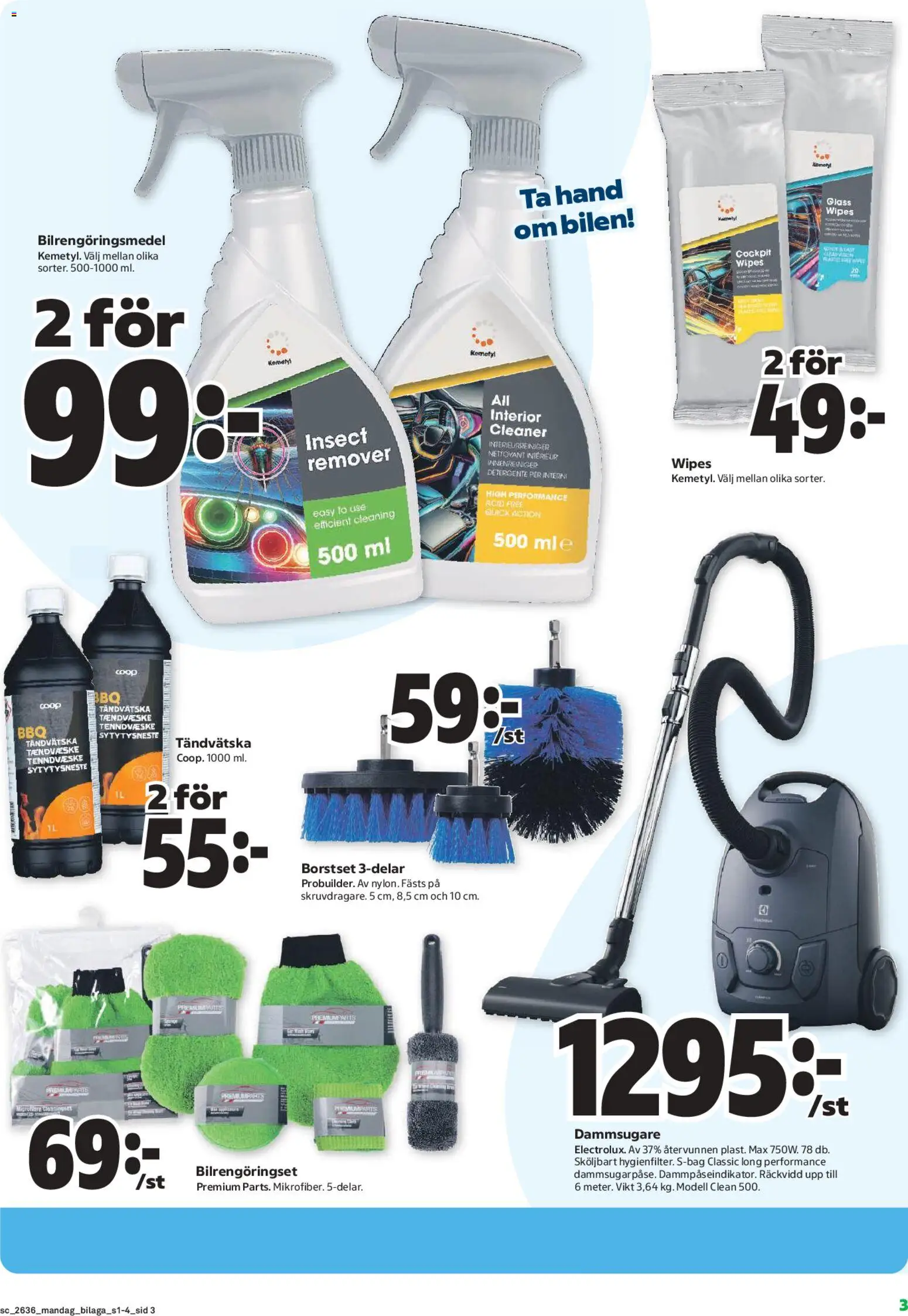 Stora Coop reklamblad aktuell från 31/08/2026 | Sida: 15 | Produkter: Dammsugare, Glass
