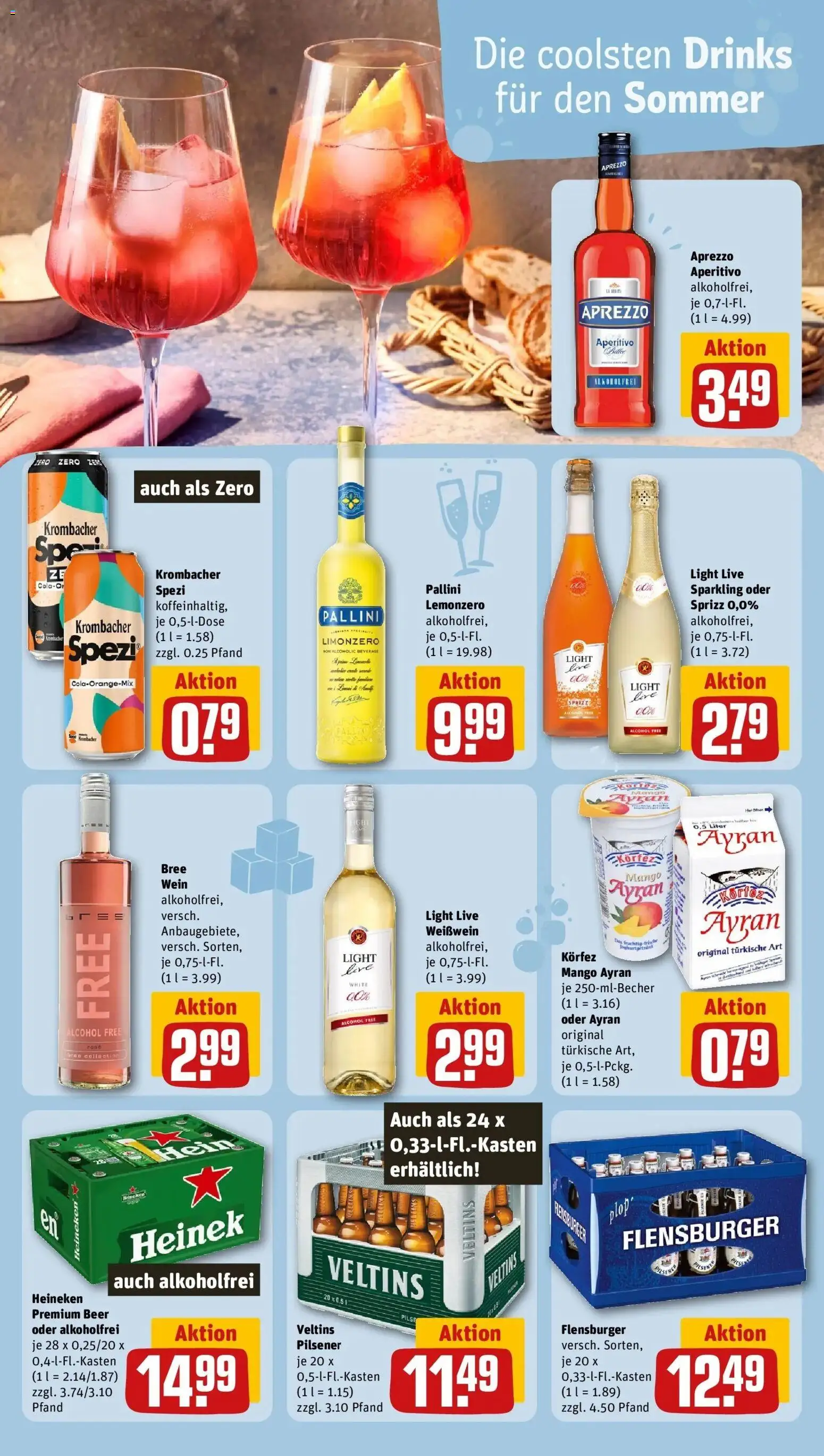 Rewe Prospekt Essen – gültig ab 27.07.2026 | Seite: 15 | Produkte: Flensburger, Heineken, Krombacher, Veltins