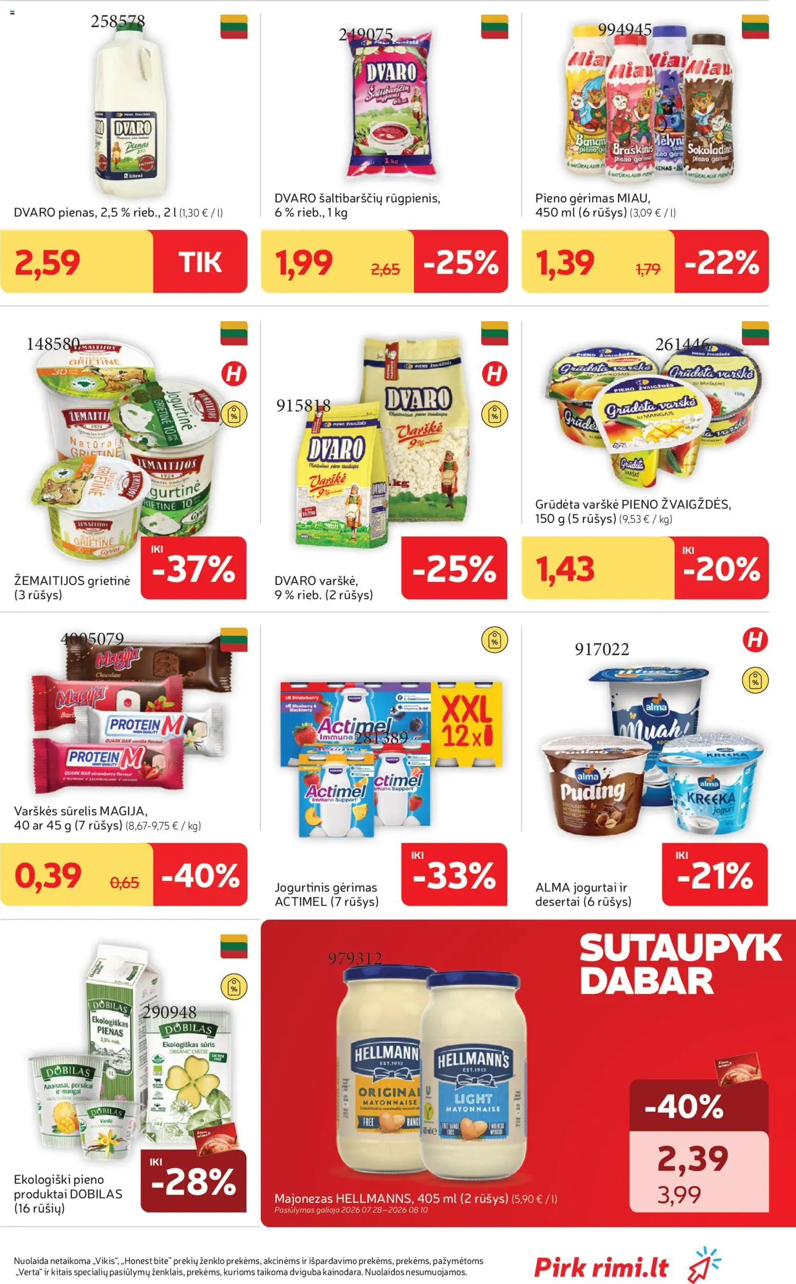 Rimi akcijos nuo 2026.07.28 | Puslapis: 15