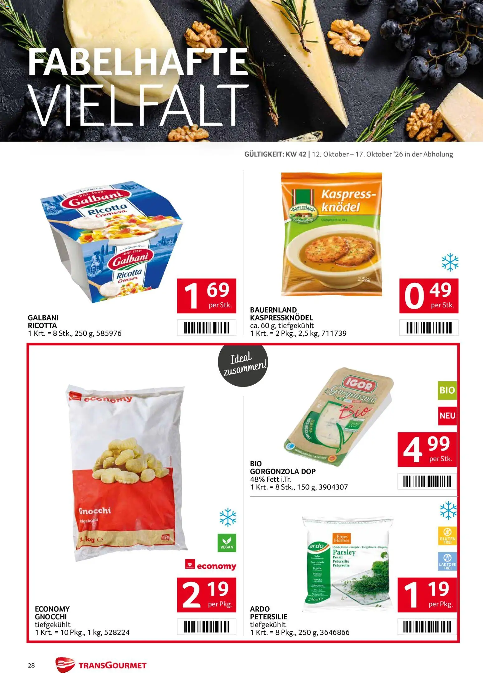 Transgourmet Broschüre gültig ab 11.10.2026 | Seite: 27 | Produkte: Petersilie