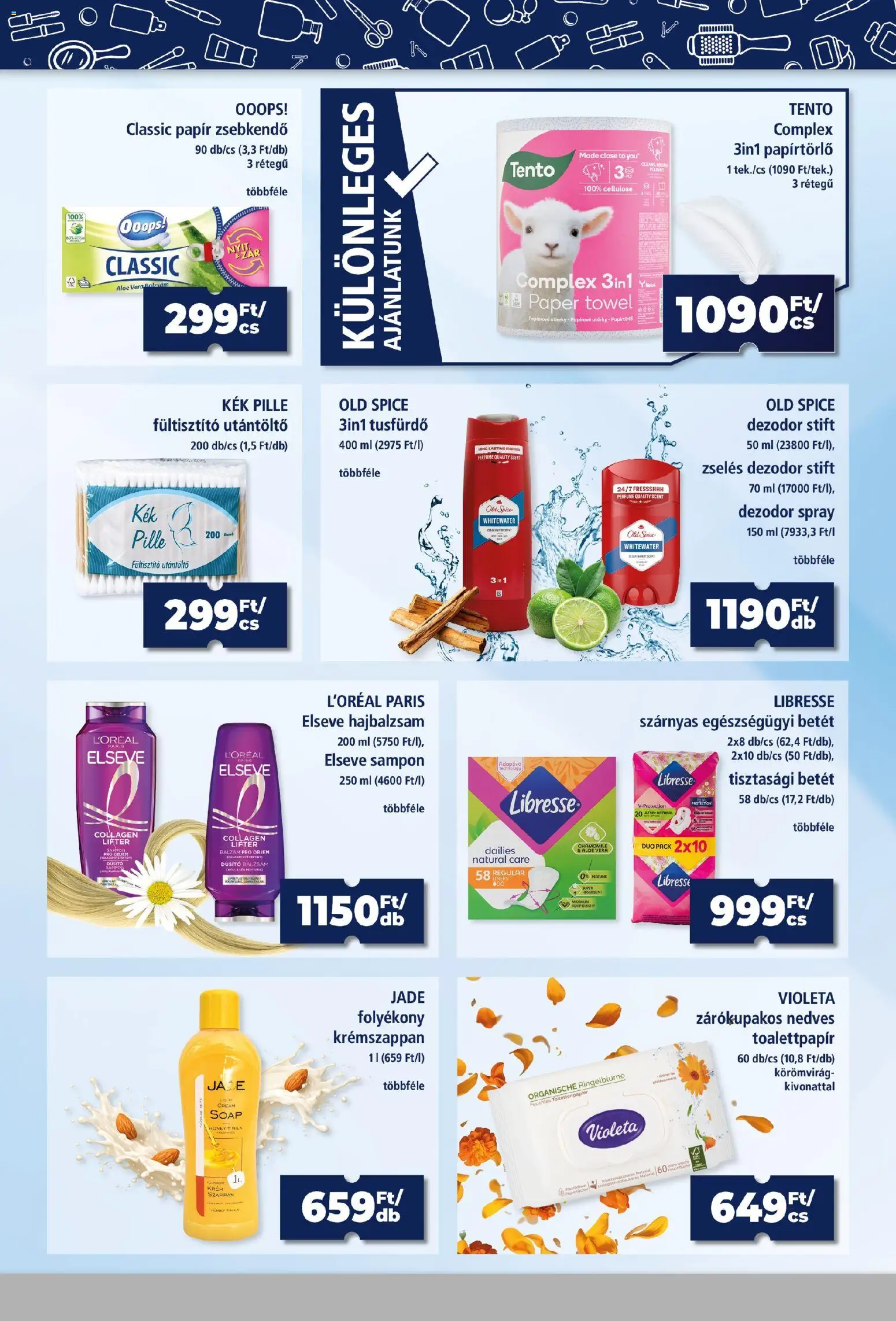 Goods Market akciós ujság - amely érvényes a következő dátumtól: 2026.09.03. | Oldal: 3 | Termékek: Betét, Libresse, Tisztasági betét, Dezodor