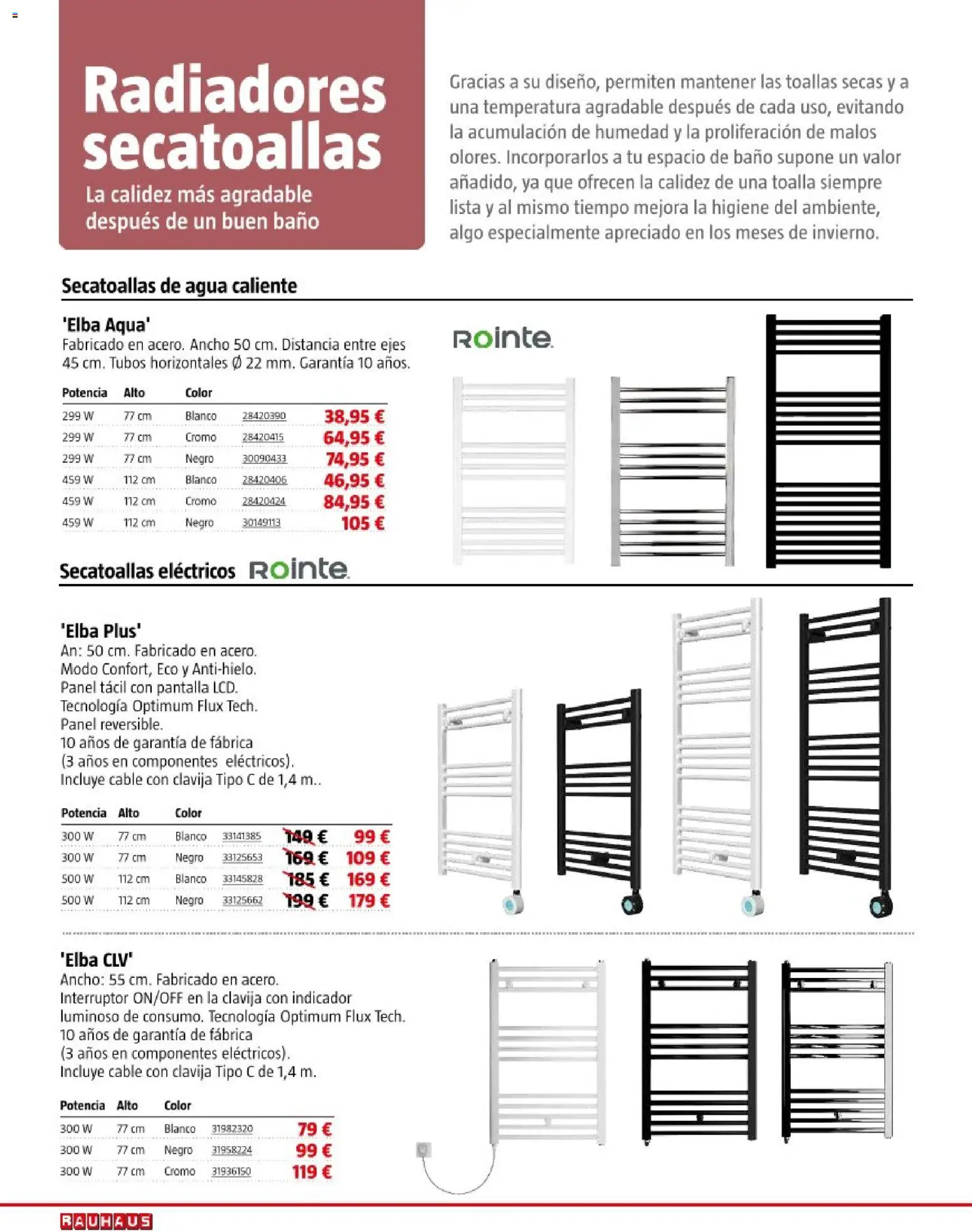 Bauhaus Calefacción │ válido desde el 29/09/2026 | Página: 64 | Productos: Cable, Agua, Baño